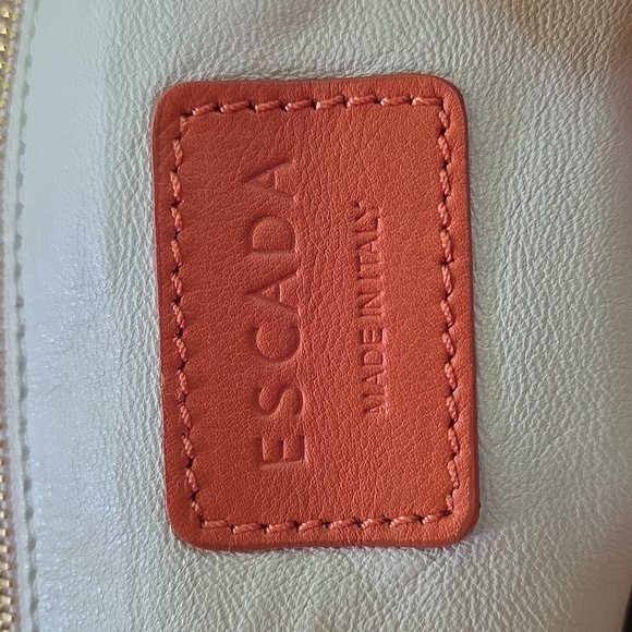 Escada Leather Oversized Tote Weekend Bag - Picture 7 of 8